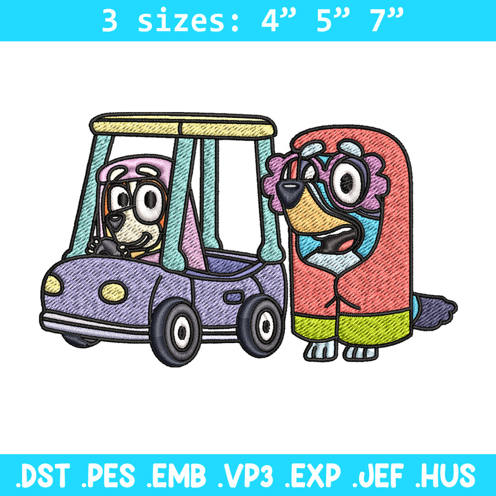 Bluey bingo Embroidery design, Bluey Embroidery, Embroidery File, cartoon design, cartoon shirt, Digital download..jpg