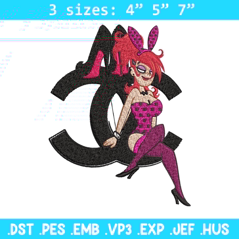 Bunny girl gucci Embroidery Design, Gucci Embroidery, Brand Embroidery, Embroidery File, Logo shirt, Digital download.jpg