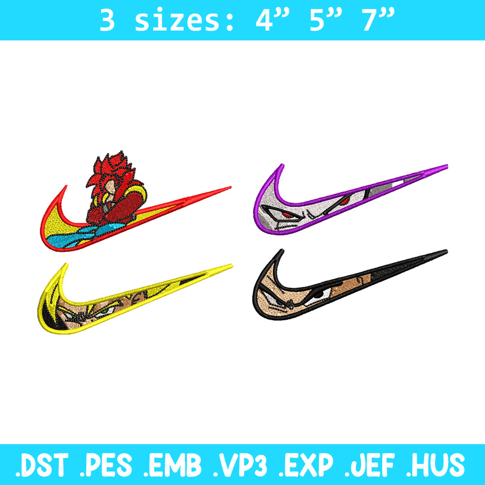 Dragon ball Nike embroidery design, dragon ball embroidery, Nike design, Embroidery file, Anime shirt, Instant download.jpg