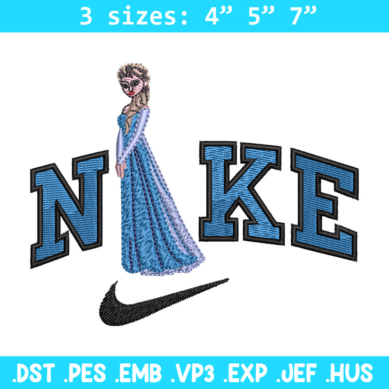 Elsa x nike Embroidery Design, Dinsey Embroidery, Brand Embroidery, Embroidery File, Logo shirt, Digital download.jpg