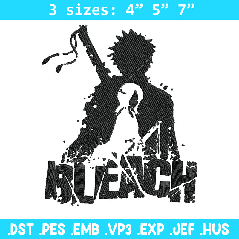 Kurosaki Ichigo Embroidery Design, Bleach Embroidery, Embroidery File, Anime Embroidery,Anime shirt, Digital download.jpg