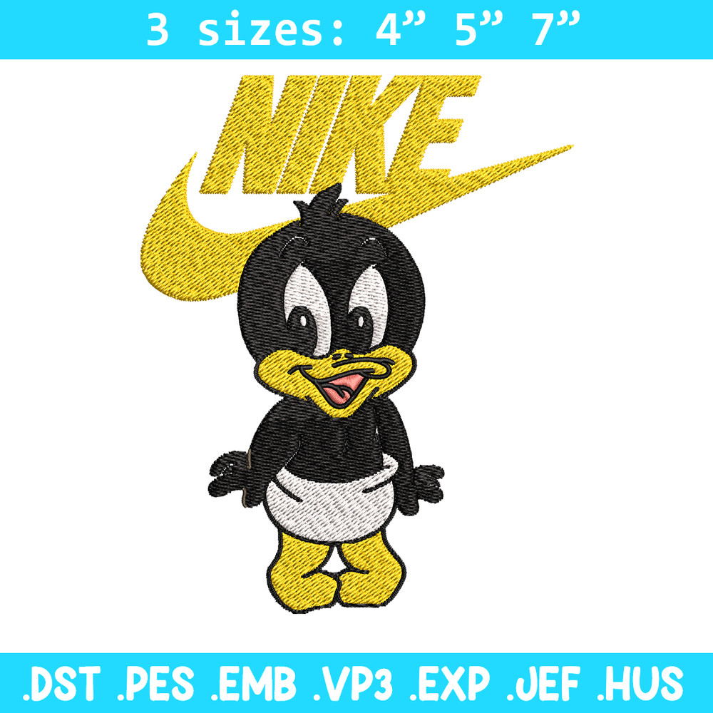 Looney Tunes Nike Embroidery design, Looney Tunes Embroidery, Nike design, Embroidery file, logo shirt, Instant download.jpg