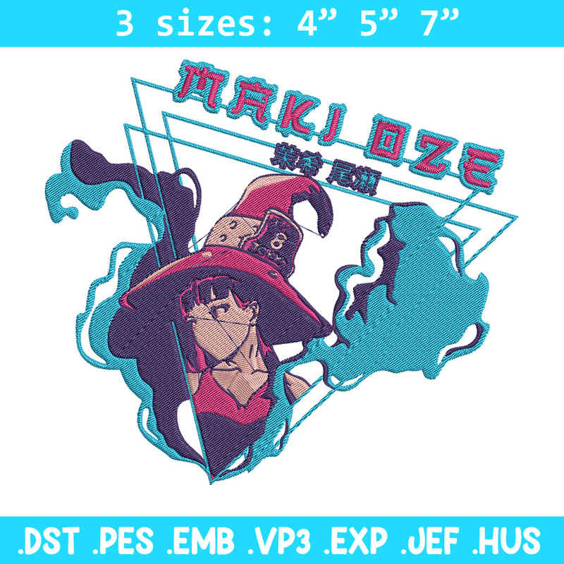 Maki Oze Embroidery Design, Fire force Embroidery, Embroidery File, Anime Embroidery, Anime shirt, Digital download.jpg