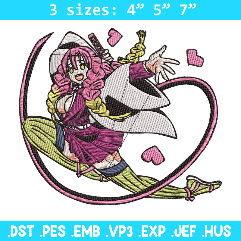 Mitsuri love Embroidery Design, Demon slayer Embroidery, Embroidery File, Anime Embroidery,Anime shirt, Digital download.jpg