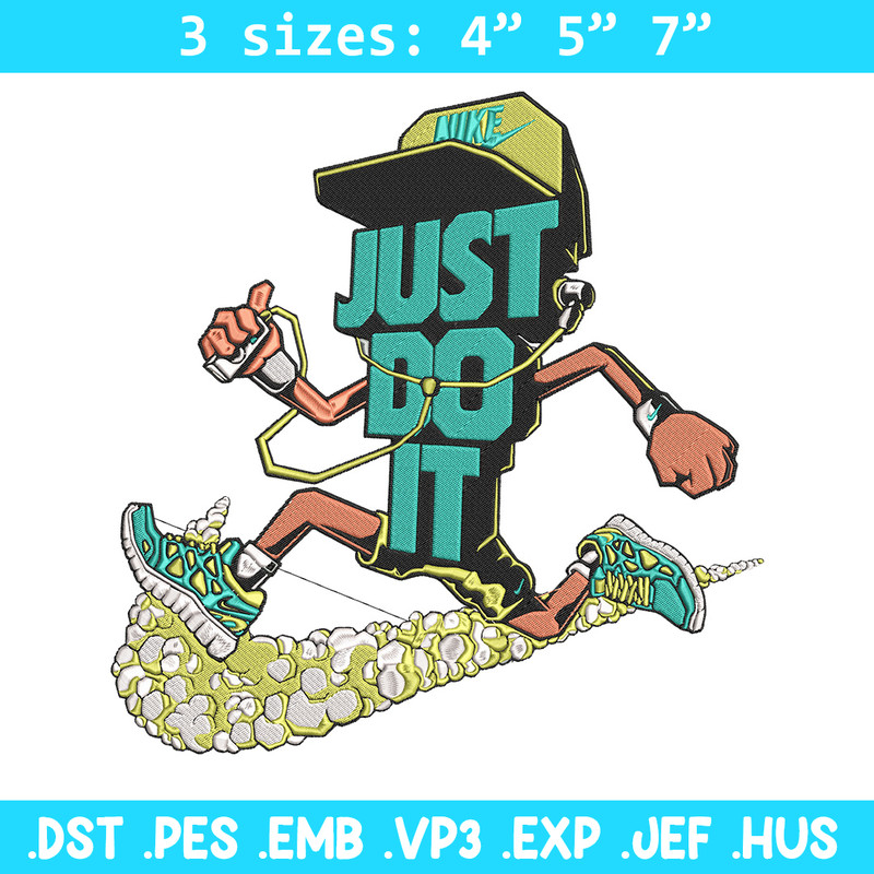 Nike just do it Embroidery Design, Logo Embroidery, Embroidery File, Nike Embroidery, Anime shirt, Digital download.jpg