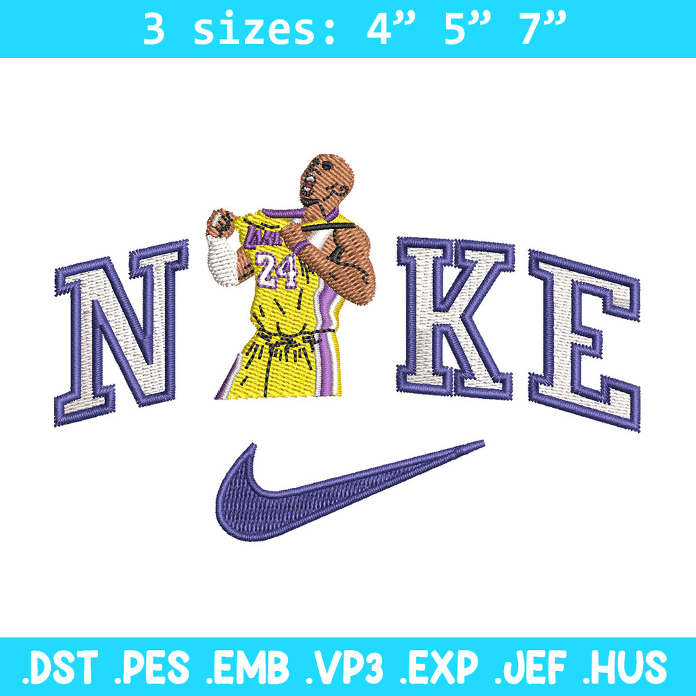 Nike player embroidery design, Basketball embroidery, Nike design,Embroidery file,Embroidery shirt,Digital download.jpg
