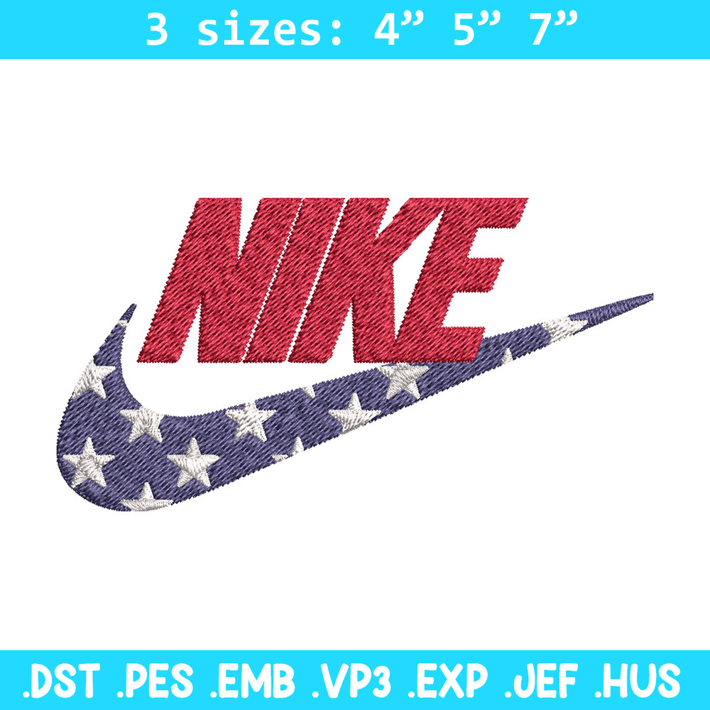 Nike red x star Embroidery Design, Brand Embroidery, Nike Embroidery, Embroidery File, Logo shirt, Digital download.jpg