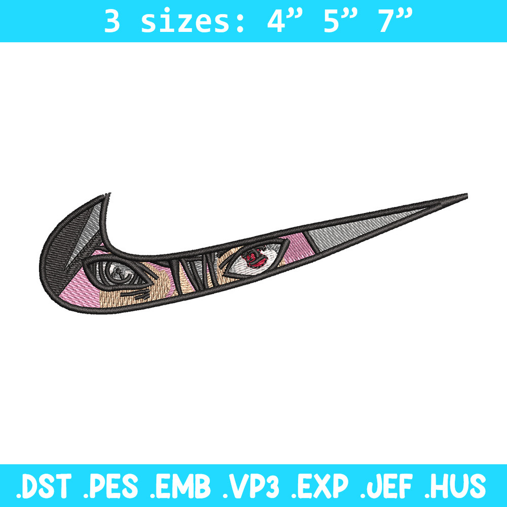 Nike sasuke embroidery design, Naruto embroidery, Emb design, Embroidery shirt, Embroidery file, Digital download.jpg