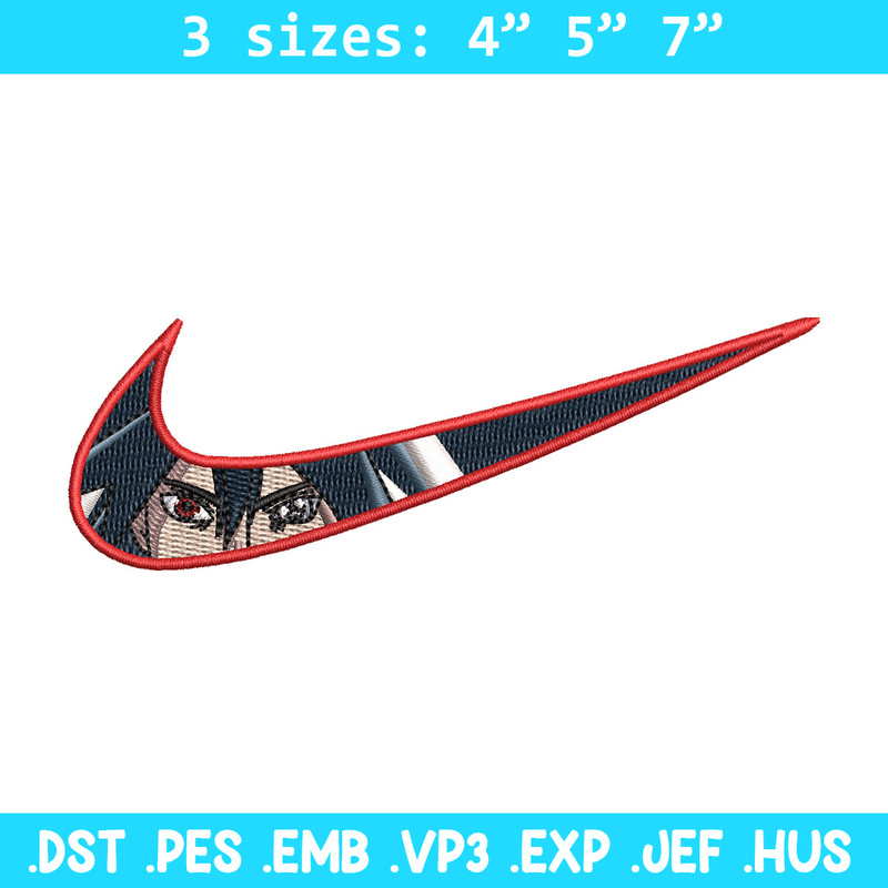 Nike sasuke eyes embroidery design, Naruto embroidery, Nike design, Embroidery shirt, Embroidery file, Digital download.jpg