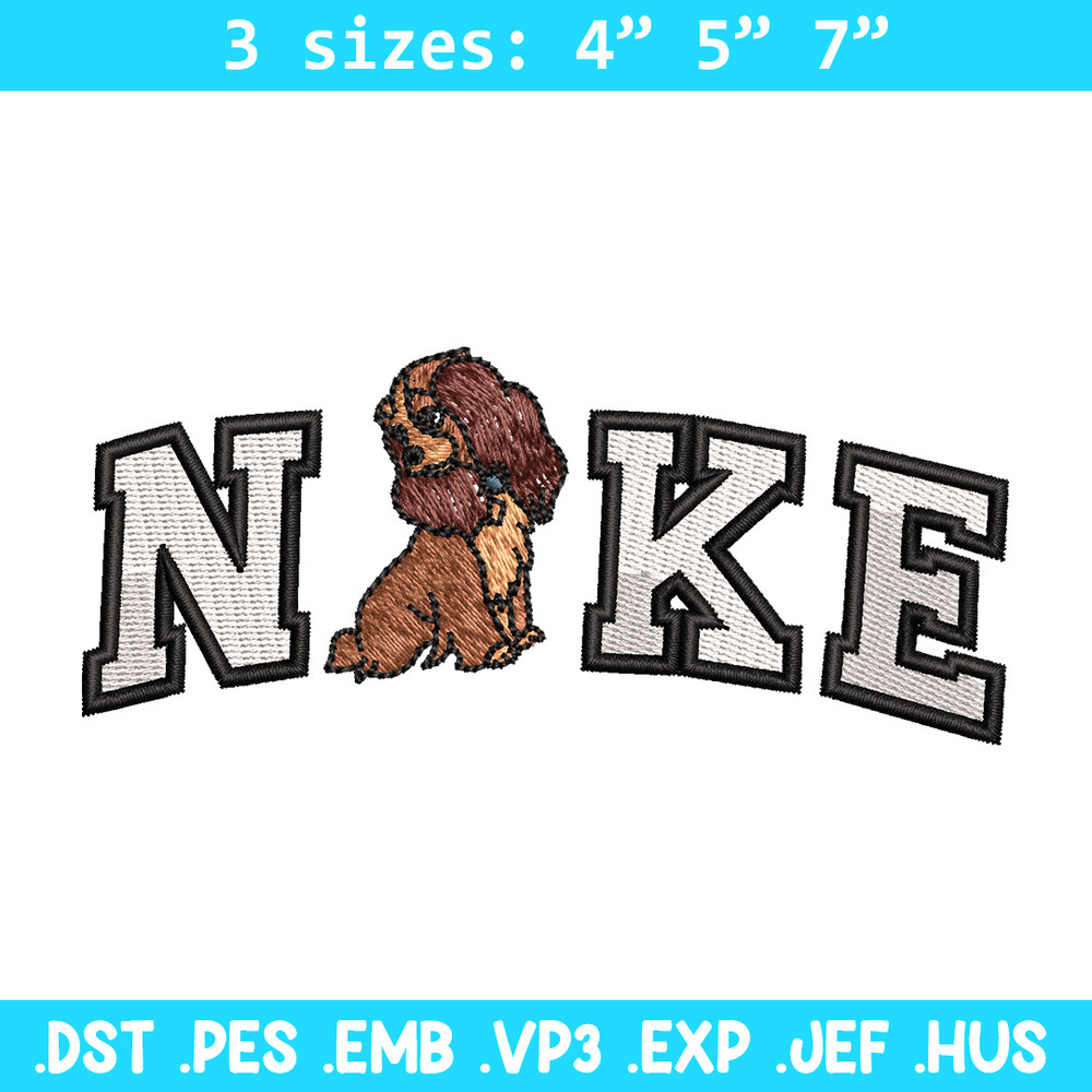 Nike x cute dog embroidery design, Dog embroidery, Nike design, Embroidery shirt, Embroidery file, Digital download.jpg