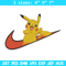 Pikachu x nike Embroidery Design, Pokemon Embroidery, Embroidery File, Nike Embroidery, Anime shirt, Digital download..jpg