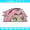 Sakura Peeker Embroidery Design, Naruto Embroidery, Embroidery File, Anime Embroidery, Anime shirt, Digital download.jpg