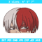 Shouto Peeker Embroidery Design, Mha Embroidery, Embroidery File, Anime Embroidery,Anime shirt, Digital download.jpg