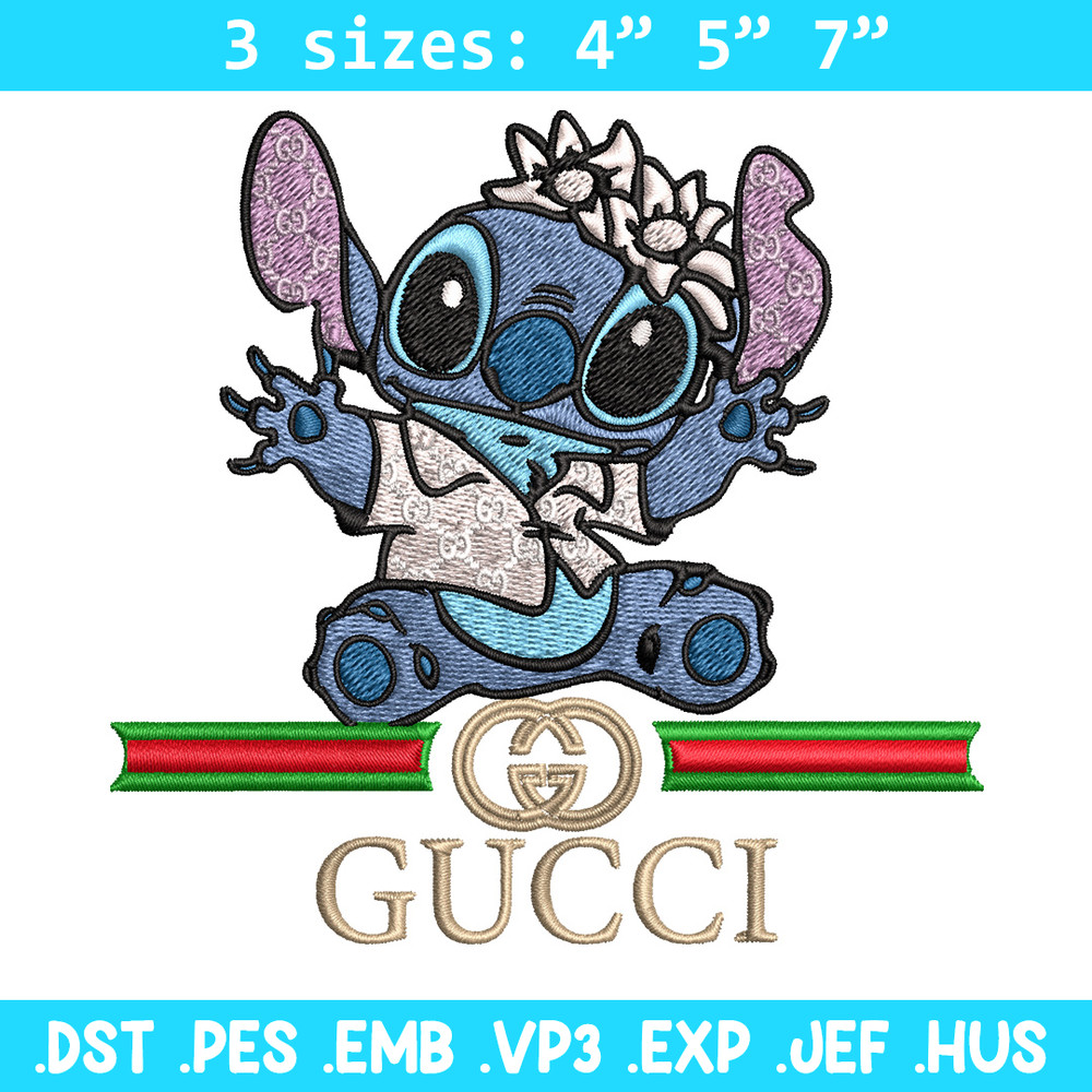 Stitch baby gucci Embroidery Design, Gucci Embroidery, Embroidery File, Logo shirt, Sport Embroidery, Digital download..jpg