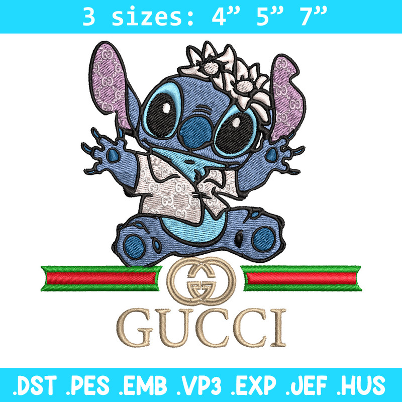 Stitch baby gucci Embroidery Design, Gucci Embroidery, Embroidery File, Logo shirt, Sport Embroidery, Digital download..jpg