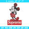 Supreme mickey Embroidery Design, Mickey Embroidery, Embroidery File, Supreme Embroidery, Anime shirt, Digital download.jpg