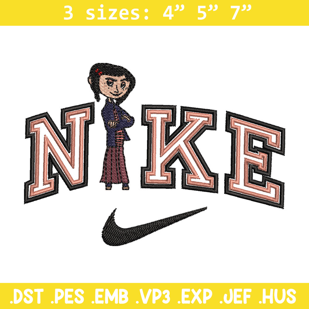 Nike china girl embroidery design, Girl embroidery, Nike design, Embroidery shirt, Embroidery file,Digital download.jpg