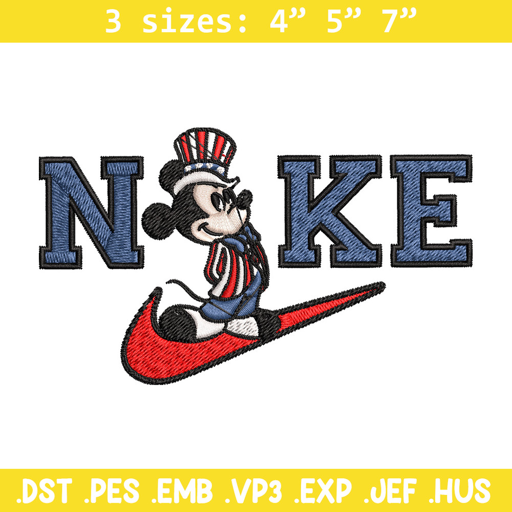 Nike mickey Embroidery Design, Brand Embroidery, Nike Embroidery, Embroidery File, Logo shirt, Digital download.jpg