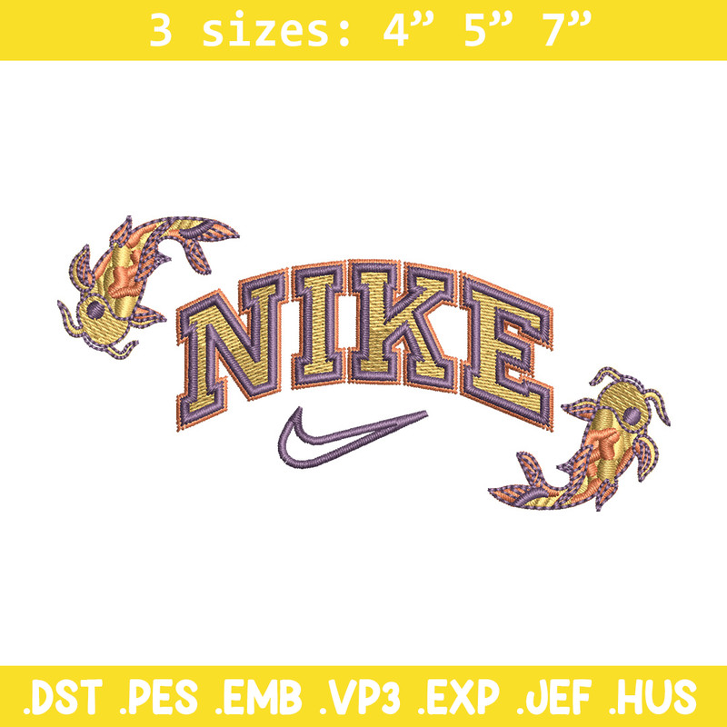 Nike x fish embroidery design, Fish embroidery, Nike design, Embroidery shirt, Embroidery file,Digital download.jpg