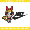 Blossom Nike Embroidery design, Powerpuff Girls cartoon Embroidery, Nike design, Embroidery file, Instant download..jpg