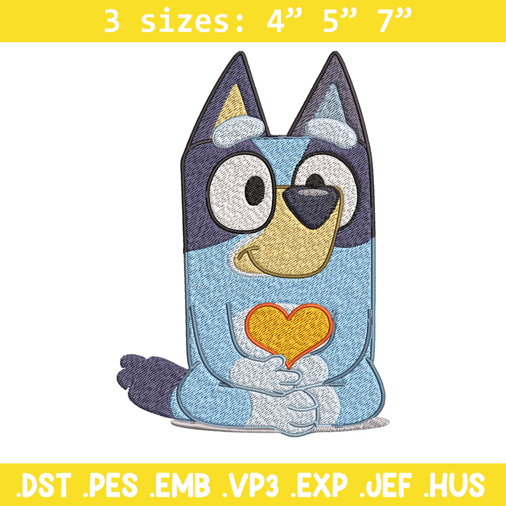 Bluey Embroidery, Bluey Cartoon Embroidery, cartoon Embroidery, Embroidery File, cartoon shirt, digital download..jpg