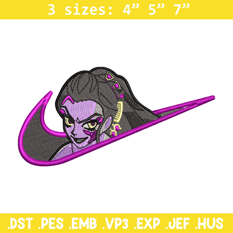 Daki nike embroidery design, Kimetsu no Yaiba embroidery, nike design, anime design, anime shirt, Digital download.jpg
