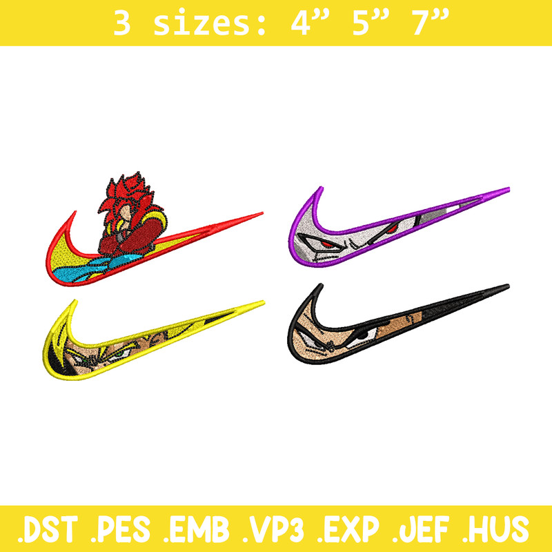 Dragon ball Nike embroidery design, dragon ball embroidery, Nike design, Embroidery file, Anime shirt, Instant download.jpg