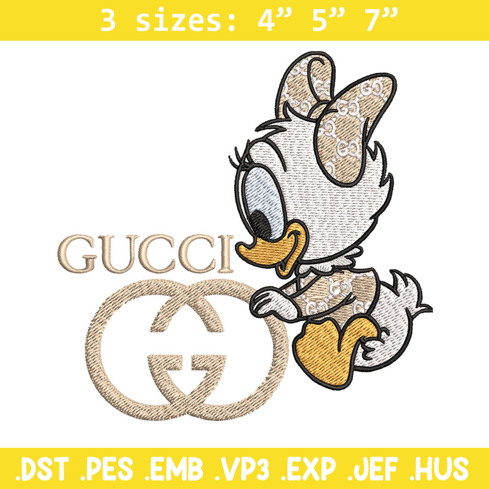 Duck baby Embroidery Design, Gucci Embroidery, Embroidery File, Logo shirt, Sport Embroidery, Digital download.jpg