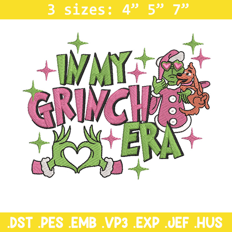 Grinch era embroidery design,Grinch embroidery, Chrismas design, Embroidery shirt, Embroidery file, Digital download.jpg
