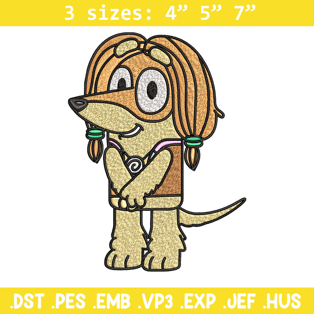 Indy Bluey Embroidery, Bluey cartoon Embroidery, Embroidery File, cartoon design, cartoon shirt, Digital download..jpg