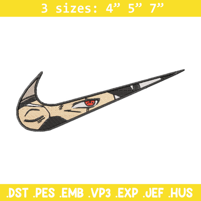 Kakashi Hatake eyes Nike embroidery design, Naruto embroidery, nike design, anime design, anime shirt, Digital download.jpg