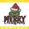 Merry Christmas Grinch Embroidery design, Christmas Grinch Embroidery, logo design, Embroidery File, Instant download..jpg