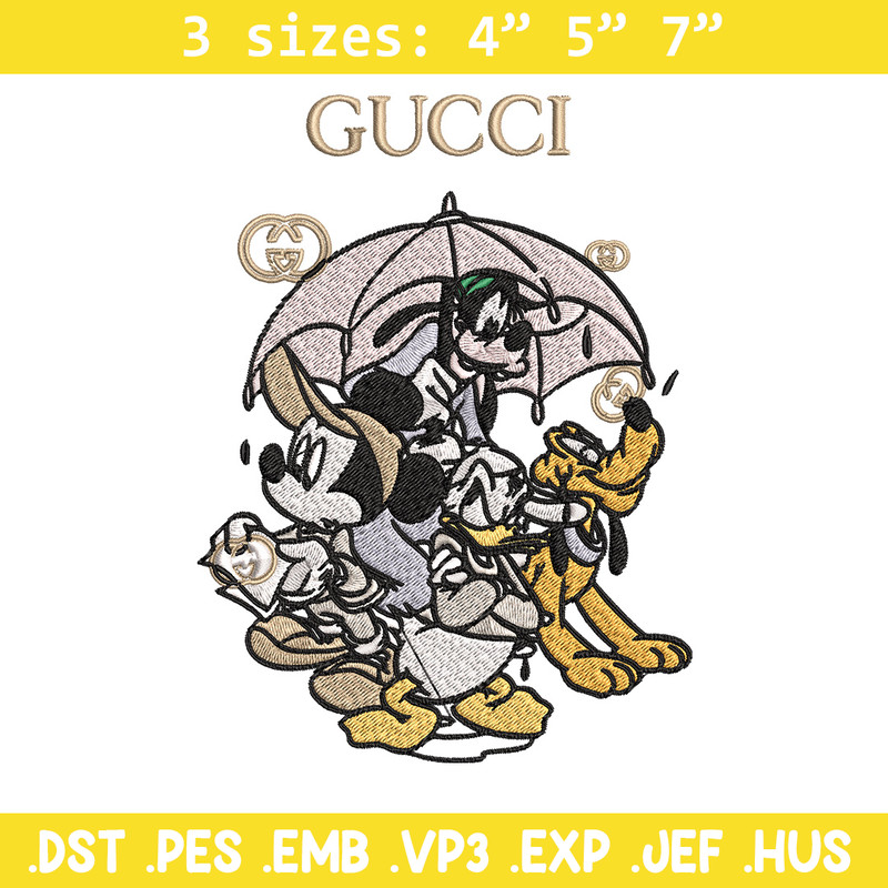 Mickey friends Embroidery Design, Gucci Embroidery, Brand Embroidery, Logo shirt, Embroidery File, Digital download.jpg