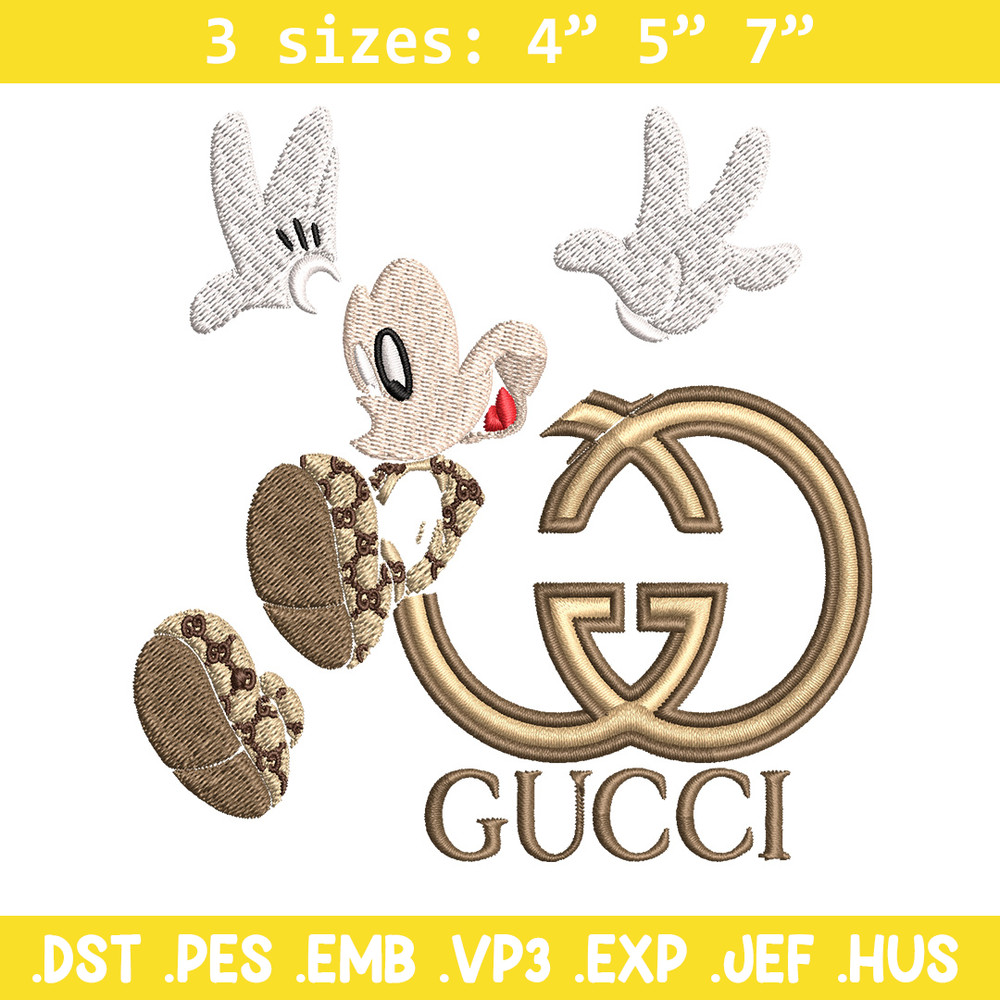 Mickey gucci Embroidery Design, Mickey Embroidery, Embroidery File, Logo shirt, Sport Embroidery, Digital download..jpg