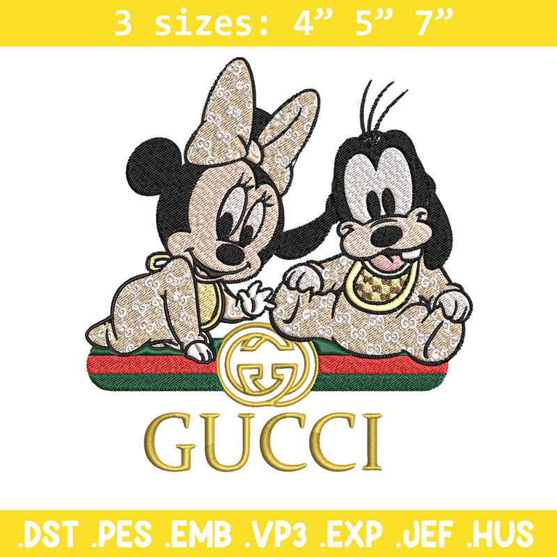 Minnie goofy baby Embroidery Design, Gucci Embroidery, Embroidery File, Logo shirt, Sport Embroidery, Digital download..jpg
