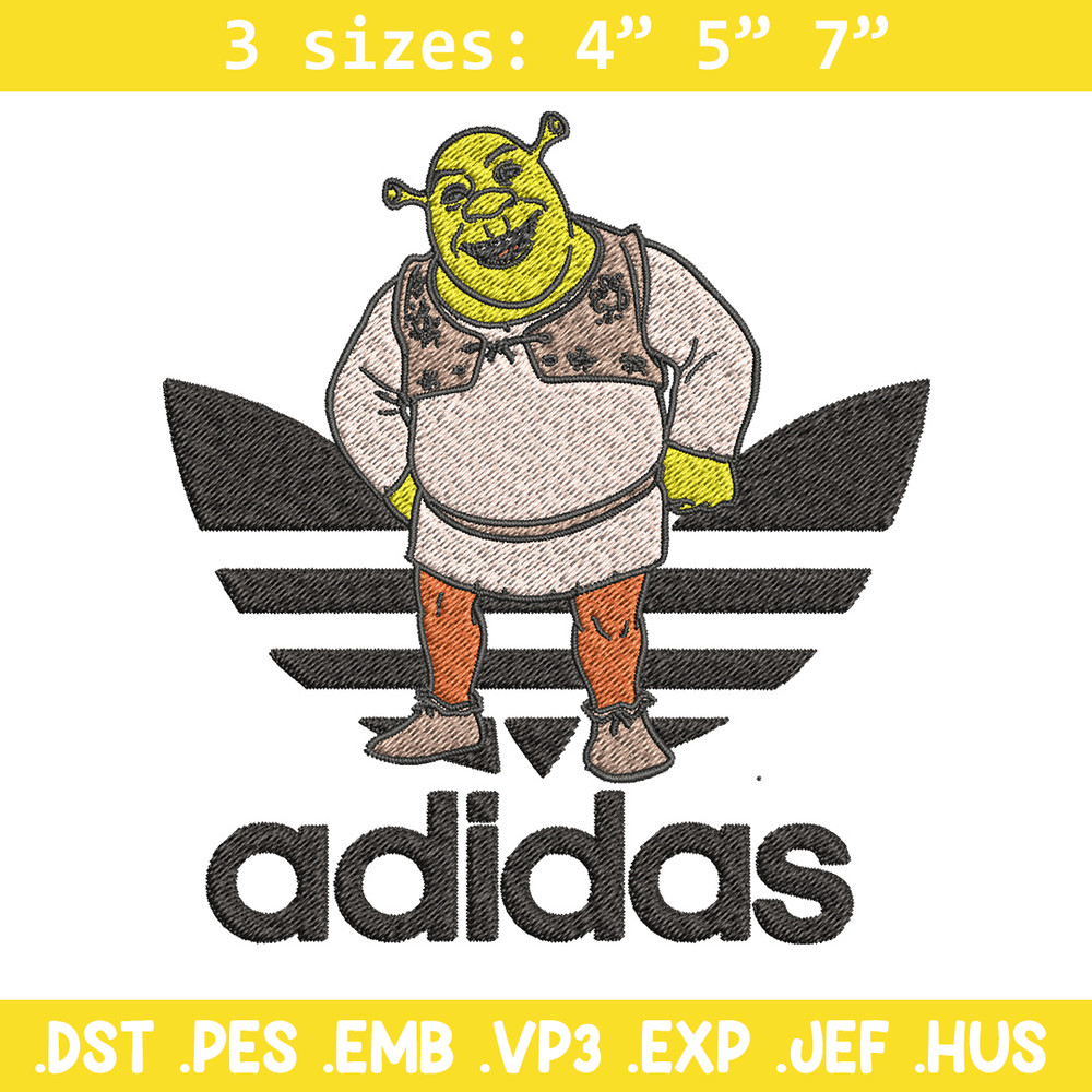 Monster adidas Embroidery Design, Adidas Embroidery, Embroidery File, Brand Embroidery, Logo shirt, Digital download.jpg