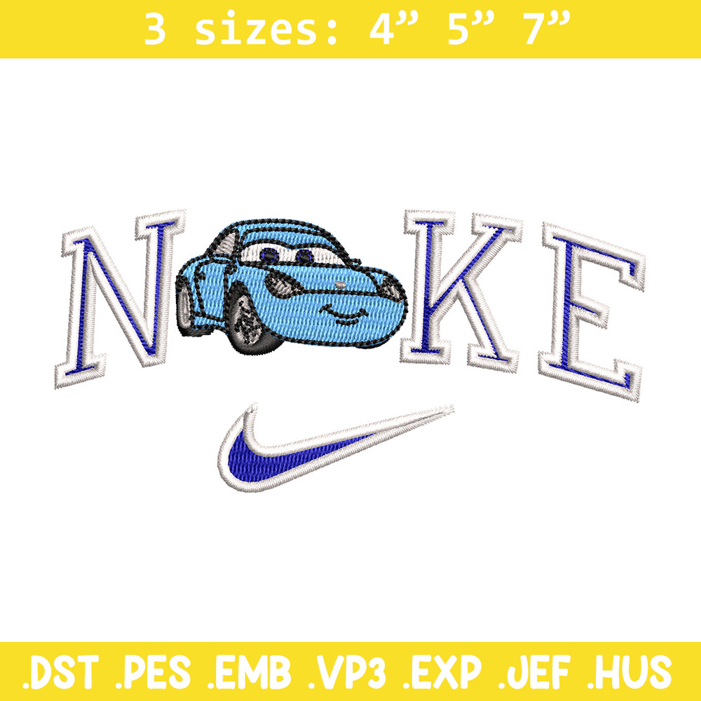 Nike blue mcqueen embroidery design, Mcqueen embroidery, Nike design, Embroidery shirt, Embroidery file,Digital download.jpg