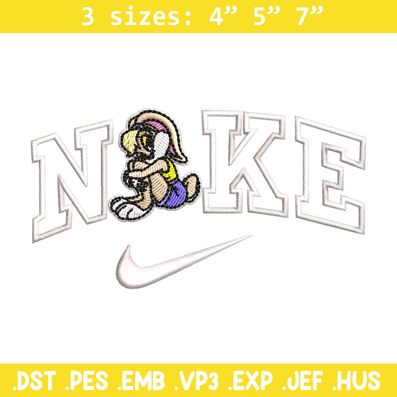 Nike bunny cartoon Embroidery Design, Cartoon Embroidery, Nike Embroidery, Embroidery File, Logo shirt, Digital download.jpg