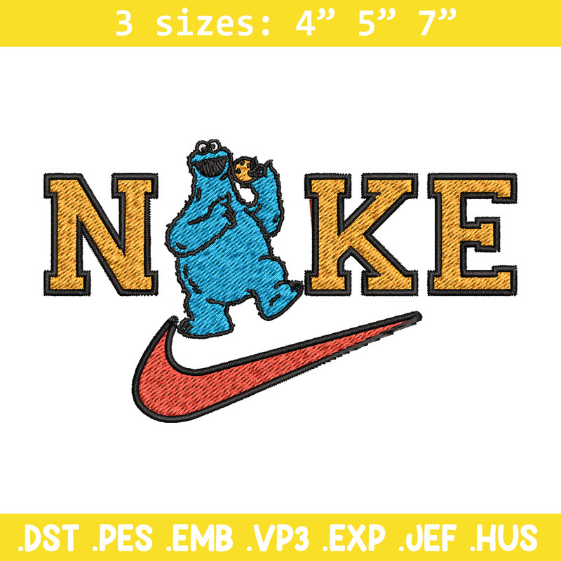 Nike green cartoon Embroidery Design, Nike Embroidery, Brand Embroidery, Embroidery File, Logo shirt, Digital download.jpg