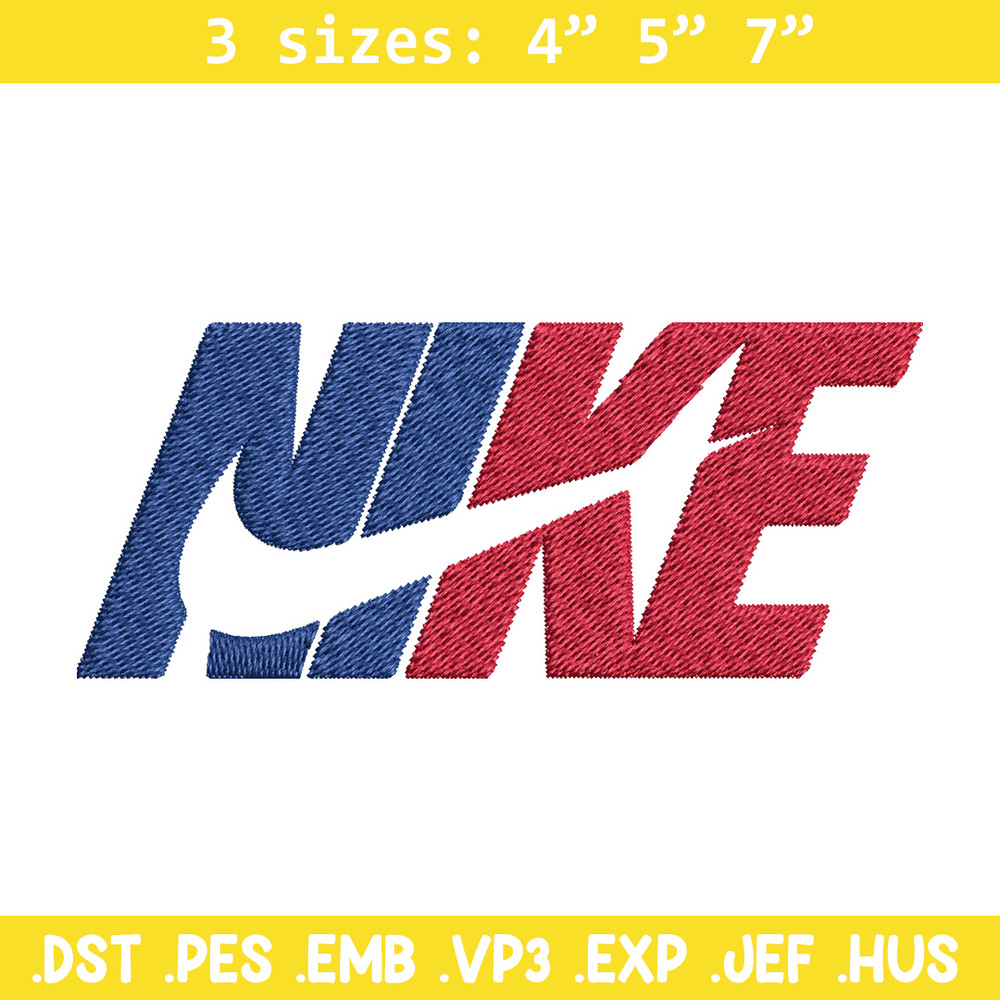 Nike red blue design Embroidery Design, Brand Embroidery, Nike Embroidery, Embroidery File, Logo shirt, Digital download.jpg