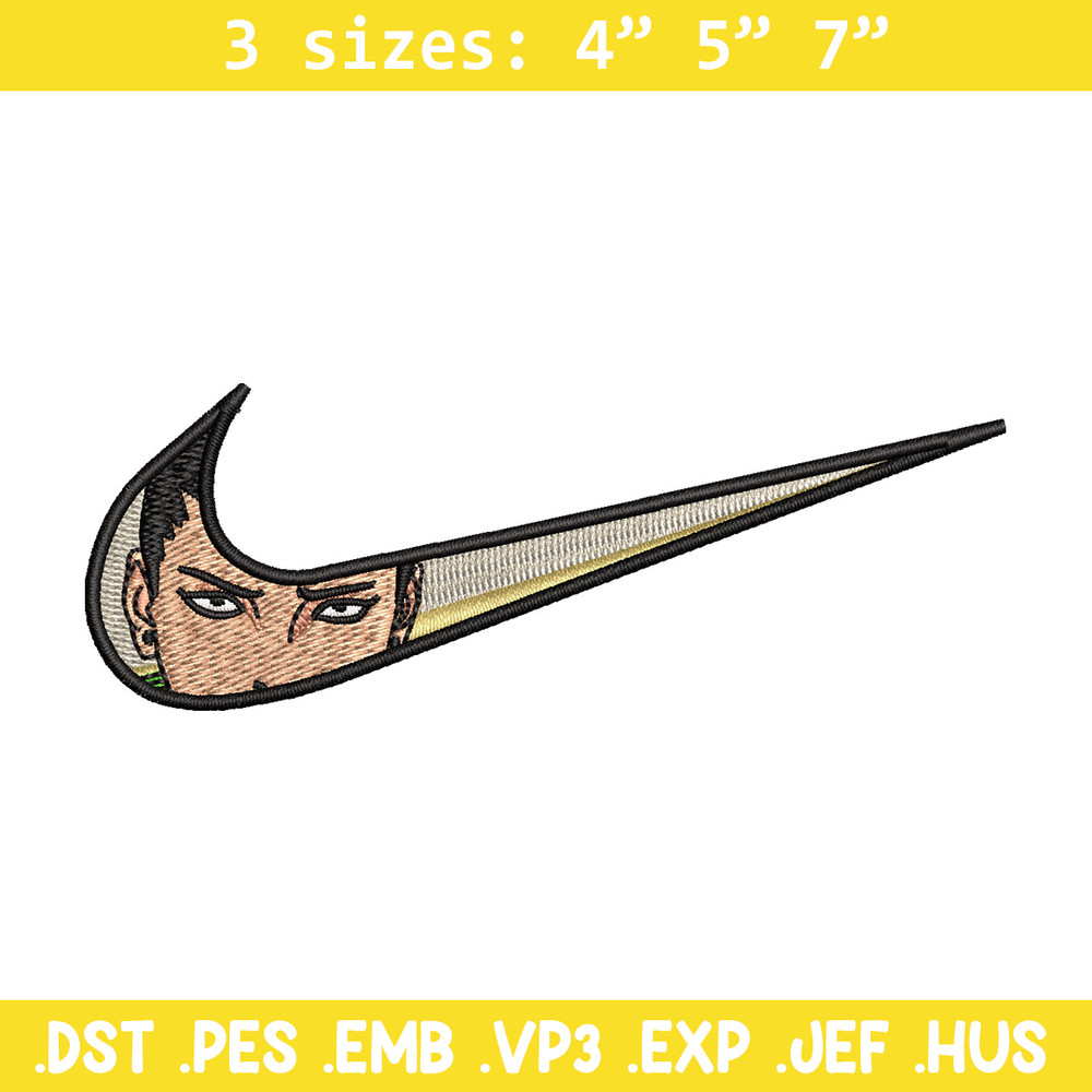 Nike shikamaru embroidery design, Naruto embroidery, Nike design, Embroidery shirt, Embroidery file, Digital download.jpg