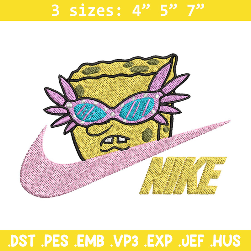 Nike spongebob Embroidery Design, Nike Embroidery, Brand Embroidery, Embroidery File, Logo shirt, Digital download.jpg