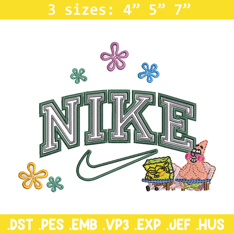 Nike spongebob embroidery design, Spongebob embroidery, Nike design, Embroidery shirt, Embroidery file,Digital download.jpg
