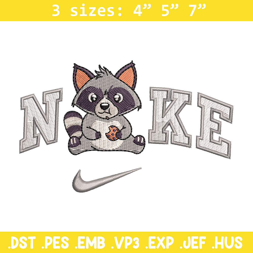 Nike squirrel embroidery design, Squirrel embroidery, Nike design, Embroidery shirt, Embroidery file, Digital download.jpg