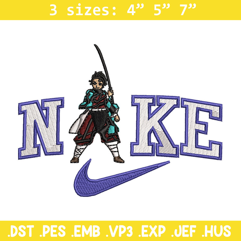 Nike tanjiro embroidery design, Tanjiro embroidery, Nike design, Embroidery shirt, Embroidery file, Digital download.jpg