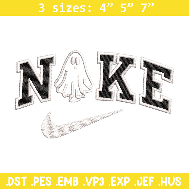 Nike x ghost embroidery design, Ghost embroidery, Nike design, Embroidery shirt, Embroidery file,Digital download.jpg