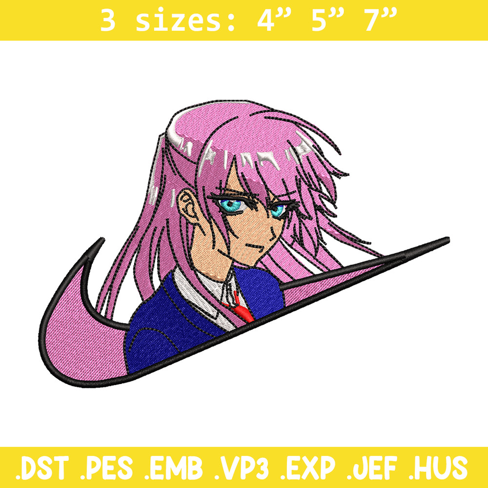 Shikimori san Nike embroidery design, Shikimori san embroidery, nike design, anime design, anime shirt, Digital download.jpg