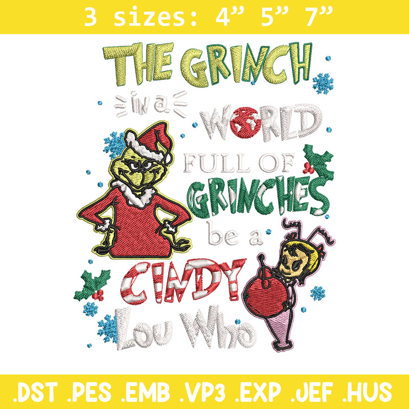 The grinch logo Embroidery design, Grinch christmas Embroidery, Grinch design, Embroidery File, Instant download.jpg