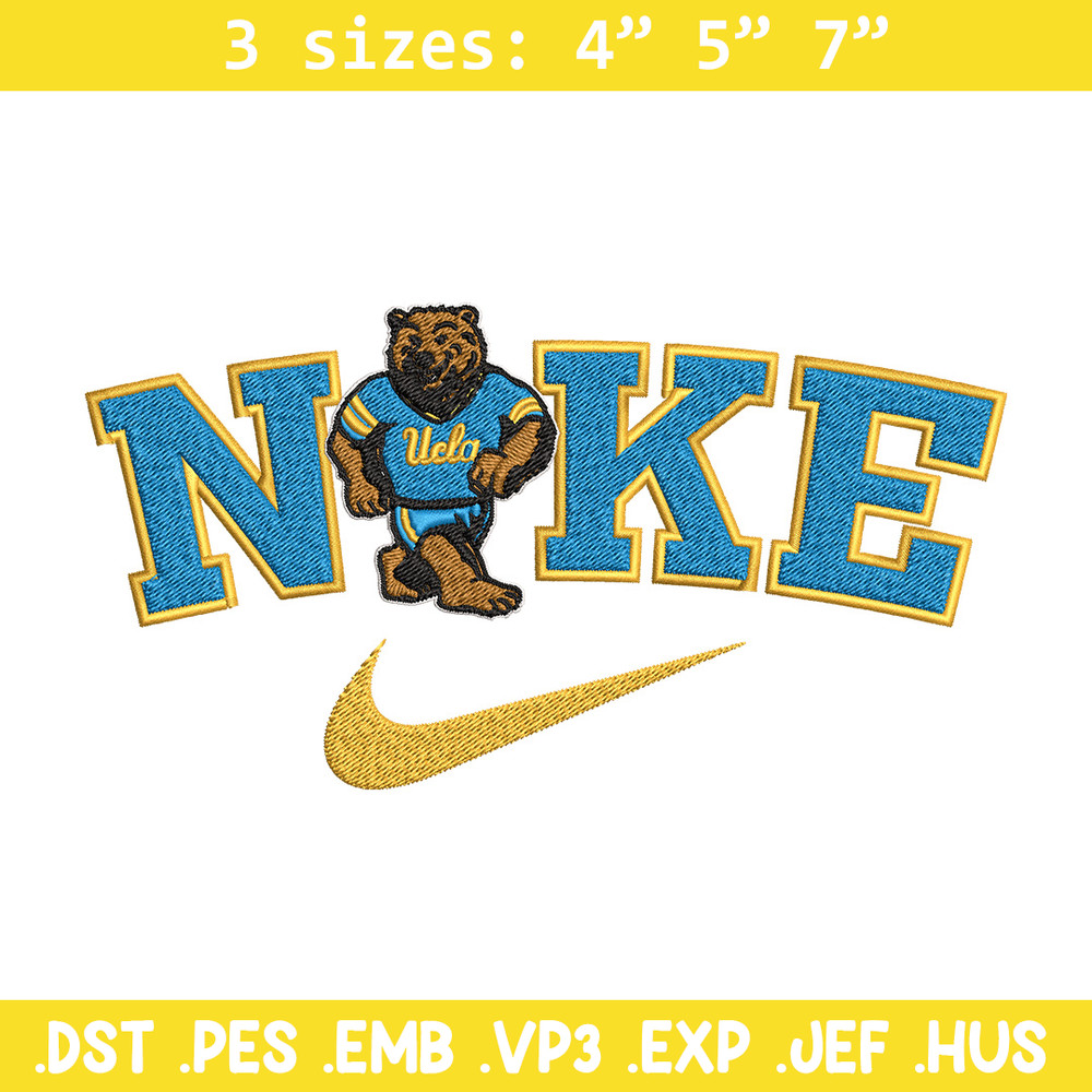 UCLA Bruins embroidery design, Sport embroidery, Nike design, Embroidery file,Embroidery shirt, Digital download.jpg