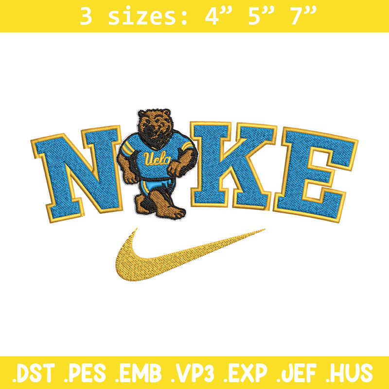 UCLA Bruins embroidery design, Sport embroidery, Nike design, Embroidery file,Embroidery shirt, Digital download.jpg